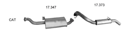 Exhaust System Opel FRONTERA B
