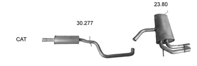 Exhaust System Seat ALTEA