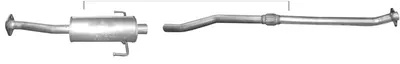Centre Muffler Toyota RAV 4 II