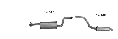 Exhaust System Mitsubishi PAJERO III Canvas Top · Mitsubishi PAJERO III