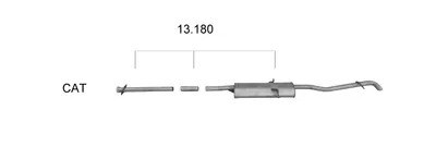 Exhaust System Mercedes-Benz A-CLASS