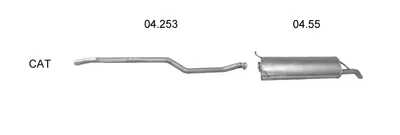 Exhaust System Citroën XANTIA Break