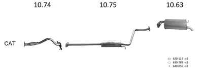 Exhaust System Hyundai GETZ