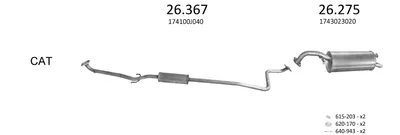 Exhaust System Toyota YARIS