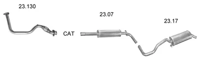 Exhaust System Seat IBIZA II