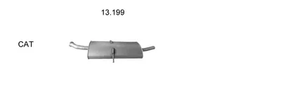 Exhaust System Mercedes-Benz B-CLASS Sports Tourer