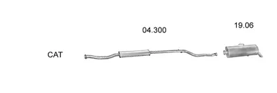 Exhaust System Peugeot 106 I · Citroën SAXO · Peugeot 106 II