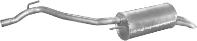 Rear Muffler Vw TRANSPORTER T4 Bus · Vw TRANSPORTER T4 Van · Vw TRANSPORTER T4 Platform/Chassis (70E, 70L, 70M, 7DE, 7DL, 7D