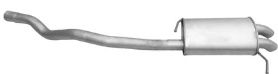 Rear Muffler Vw MULTIVAN T5 · Vw TRANSPORTER T5 Platform/Chassis (7JD, 7JE, 7JL, 7JY, 7JZ, 7F · Vw TRANSPORTER T5 Van