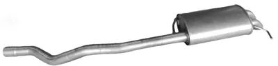 Rear Muffler Vw TRANSPORTER T5 Bus · Vw MULTIVAN T5 · Vw TRANSPORTER T5 Platform/Chassis (7JD, 7JE, 7JL, 7JY, 7JZ, 7F