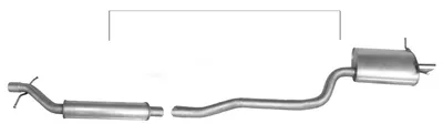 Rear Muffler Chrysler PACIFICA