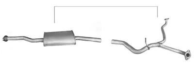 Centre Muffler Subaru OUTBACK · Subaru LEGACY IV Estate · Subaru LEGACY IV