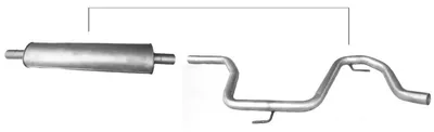 Centre Muffler Saab 9-3 · Saab 9-3 Estate · Saab 9-3 Convertible