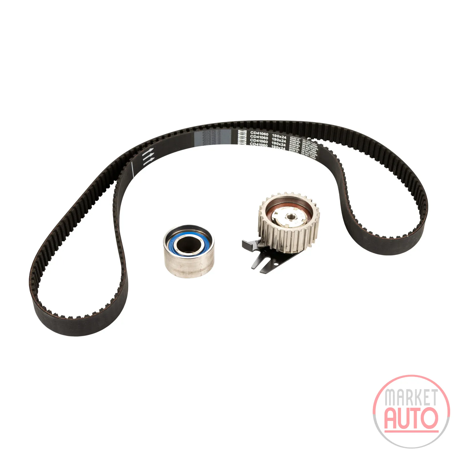 Timing belt set with 2 pulleys NTN-SNR