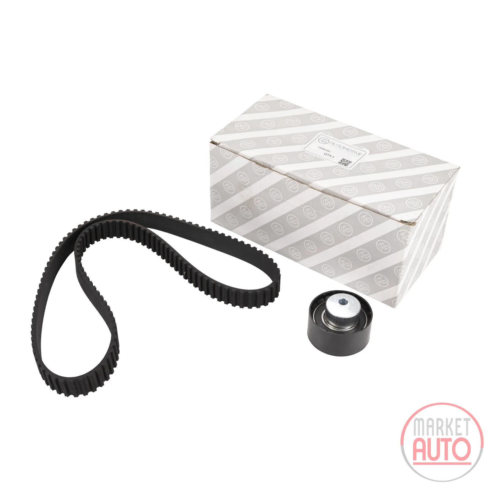Timing belt set with 1 pulley