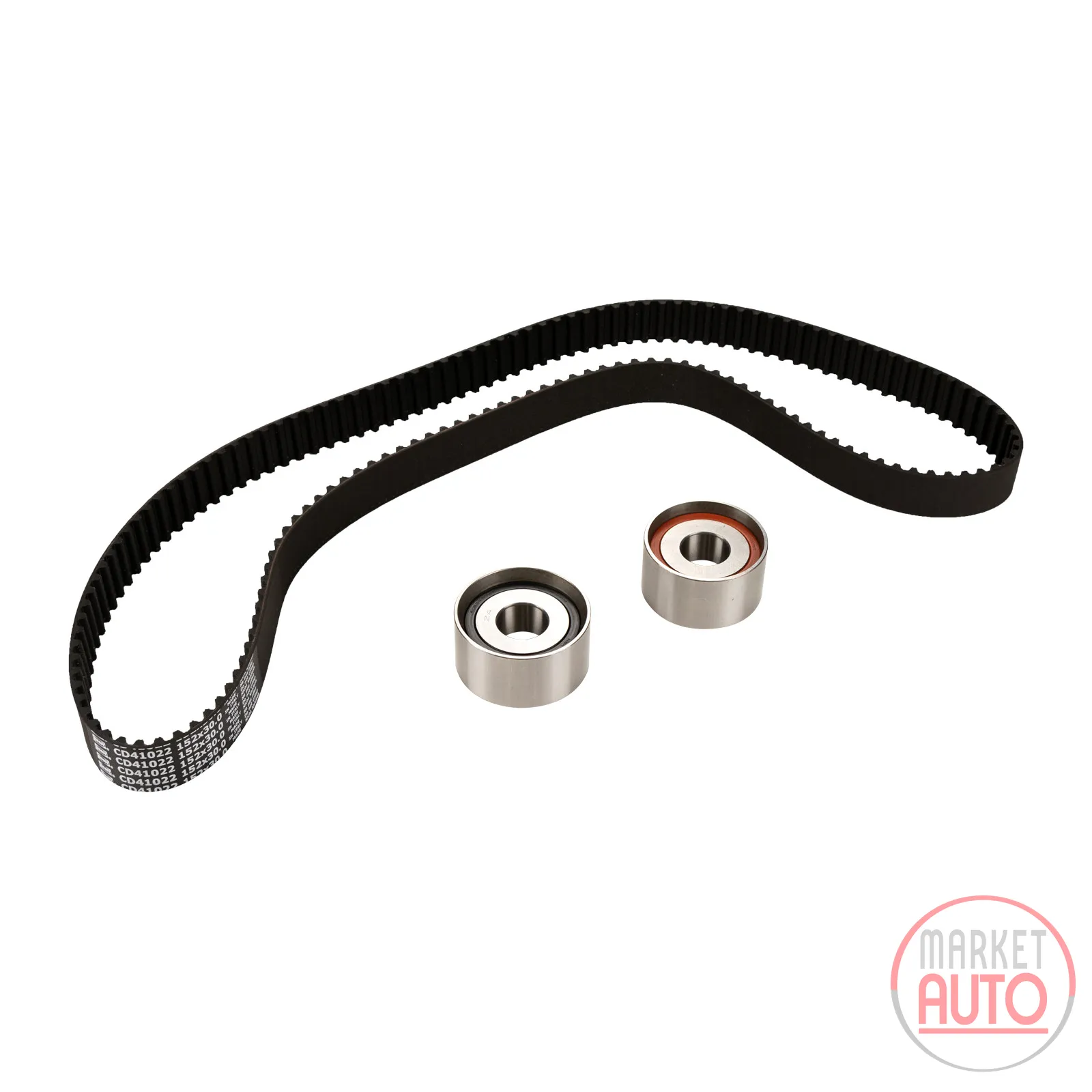 Timing belt set with 2 pulleys NTN-SNR
