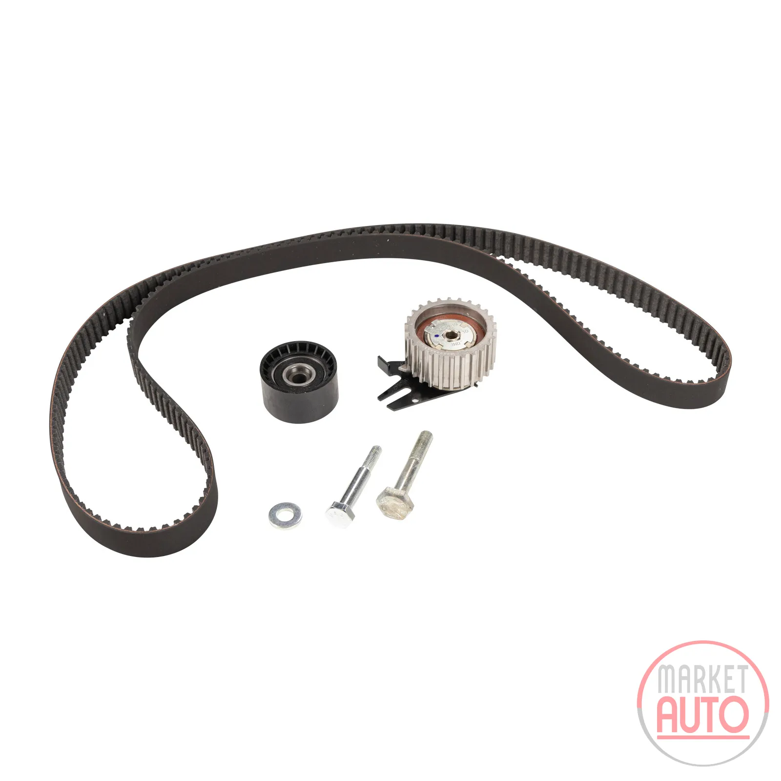 Timing belt set with 2 idler pulleys DAYCO