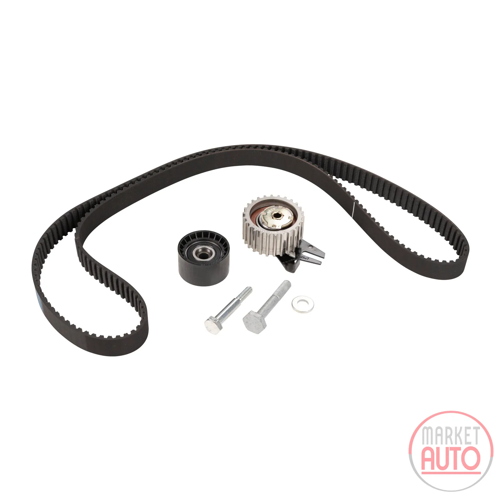 Timing belt set with 2 idler pulleys DAYCO