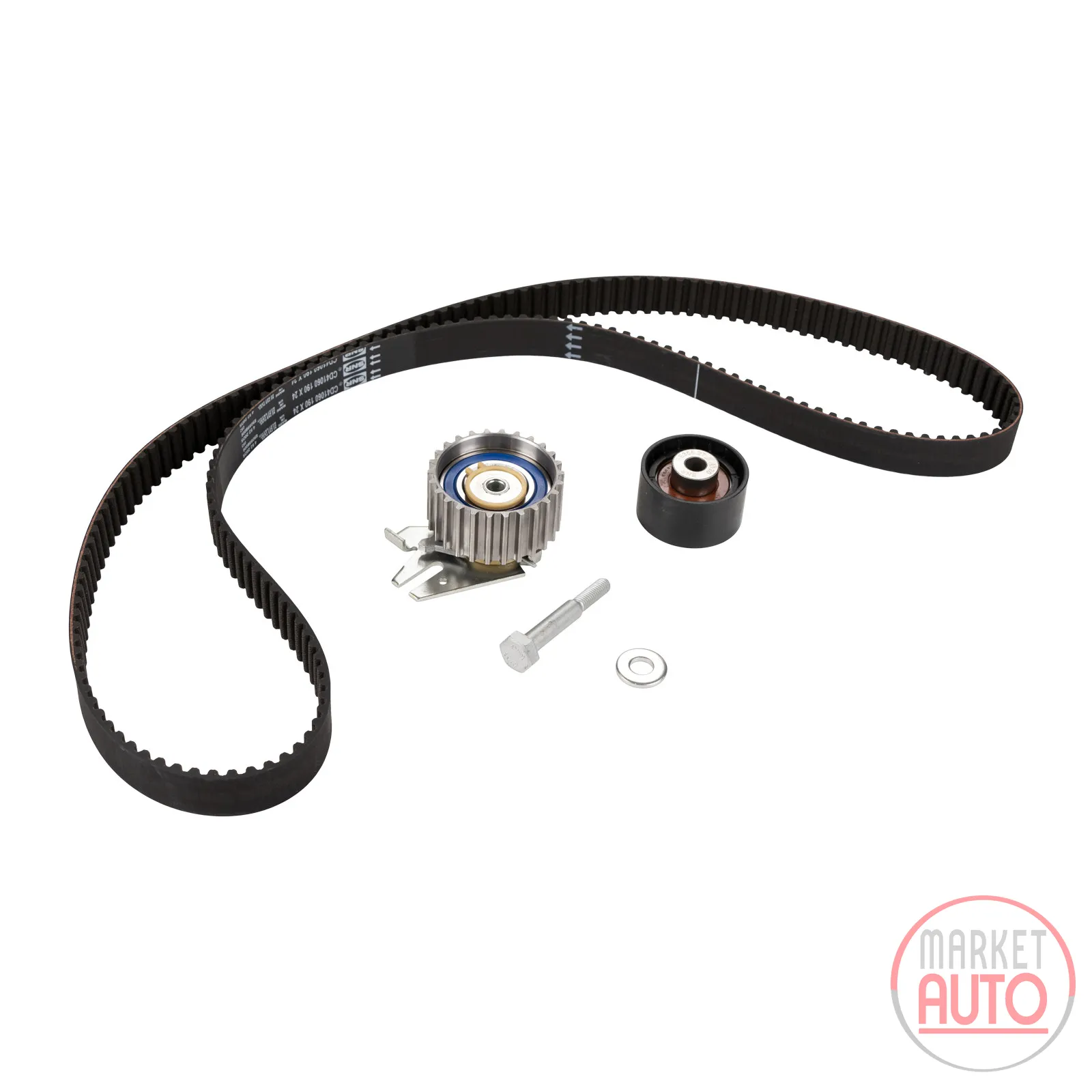 Timing belt set with 2 pulleys NTN-SNR