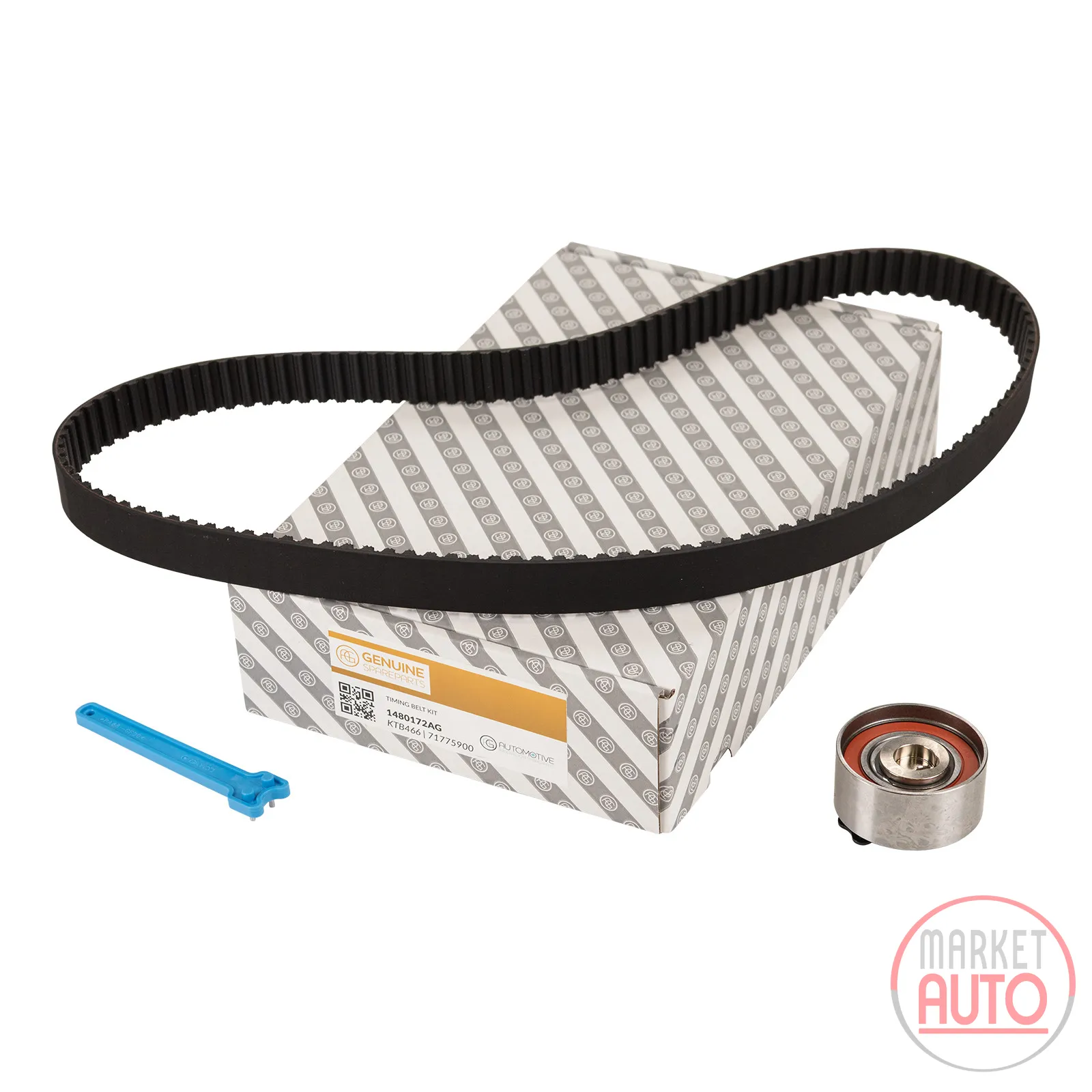 Timing belt set 129 teeth AG Automotive
