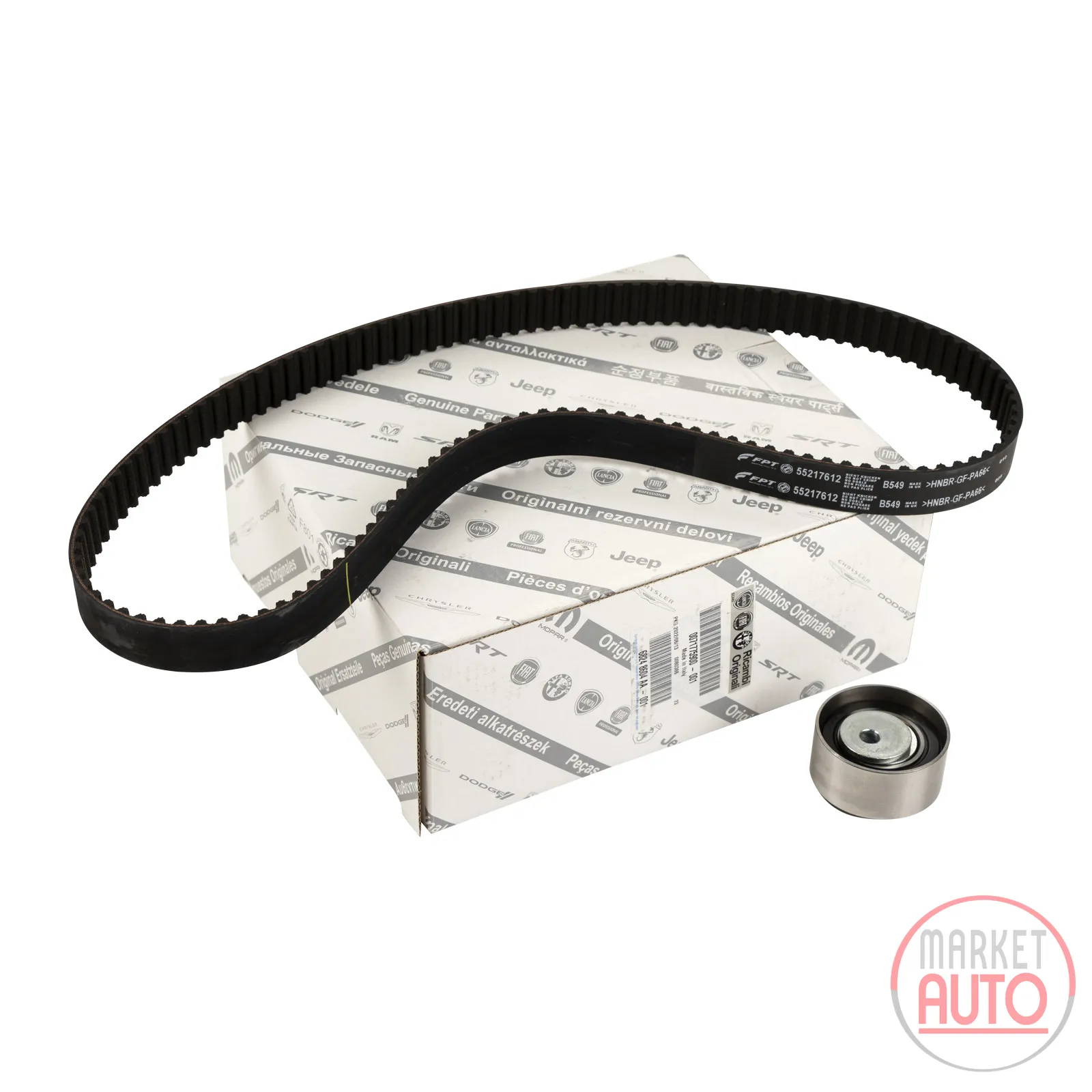 Timing belt set 129 teeth original