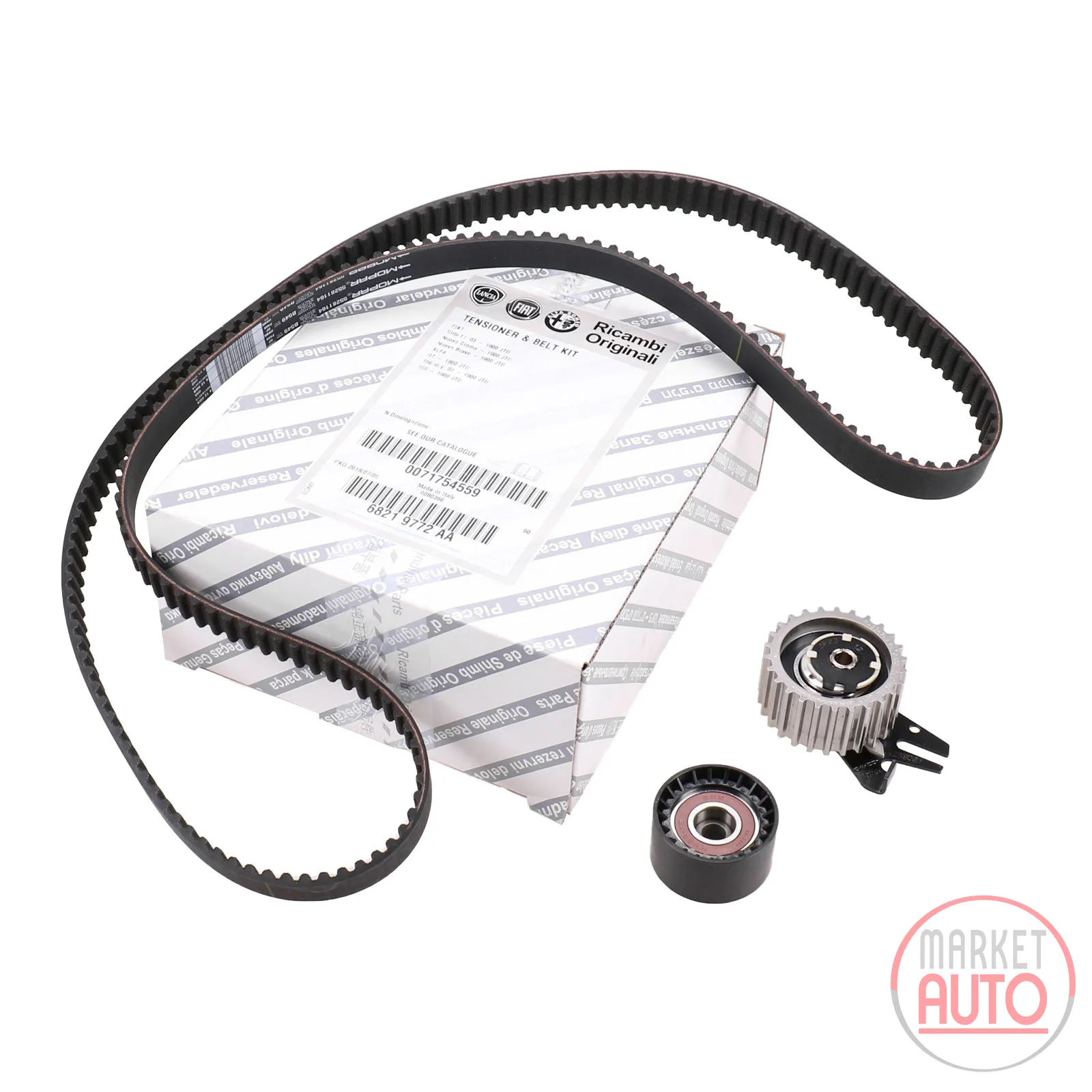 Timing belt set (with longlife belt!) ORIGINAL