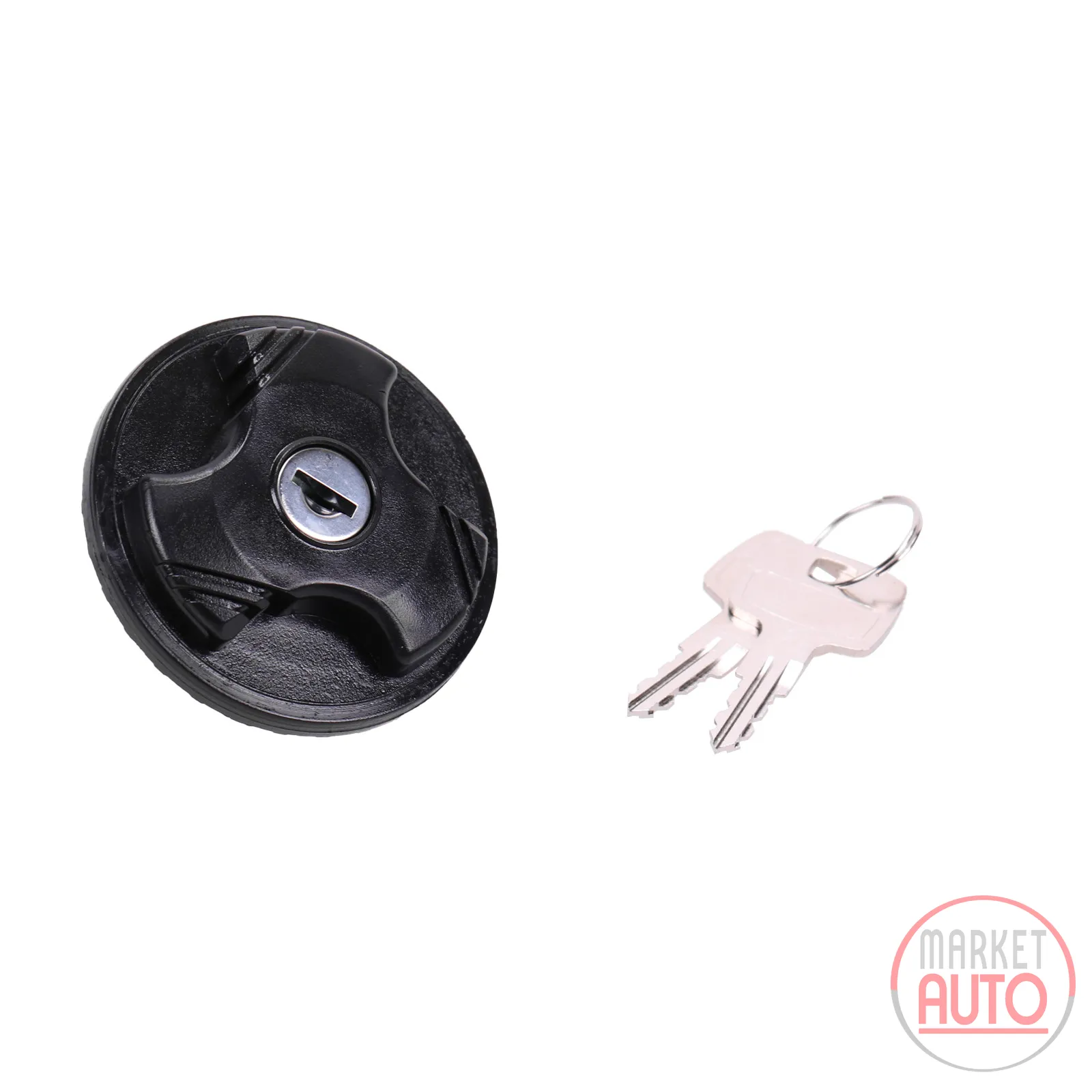 Tank cap lockable with key
