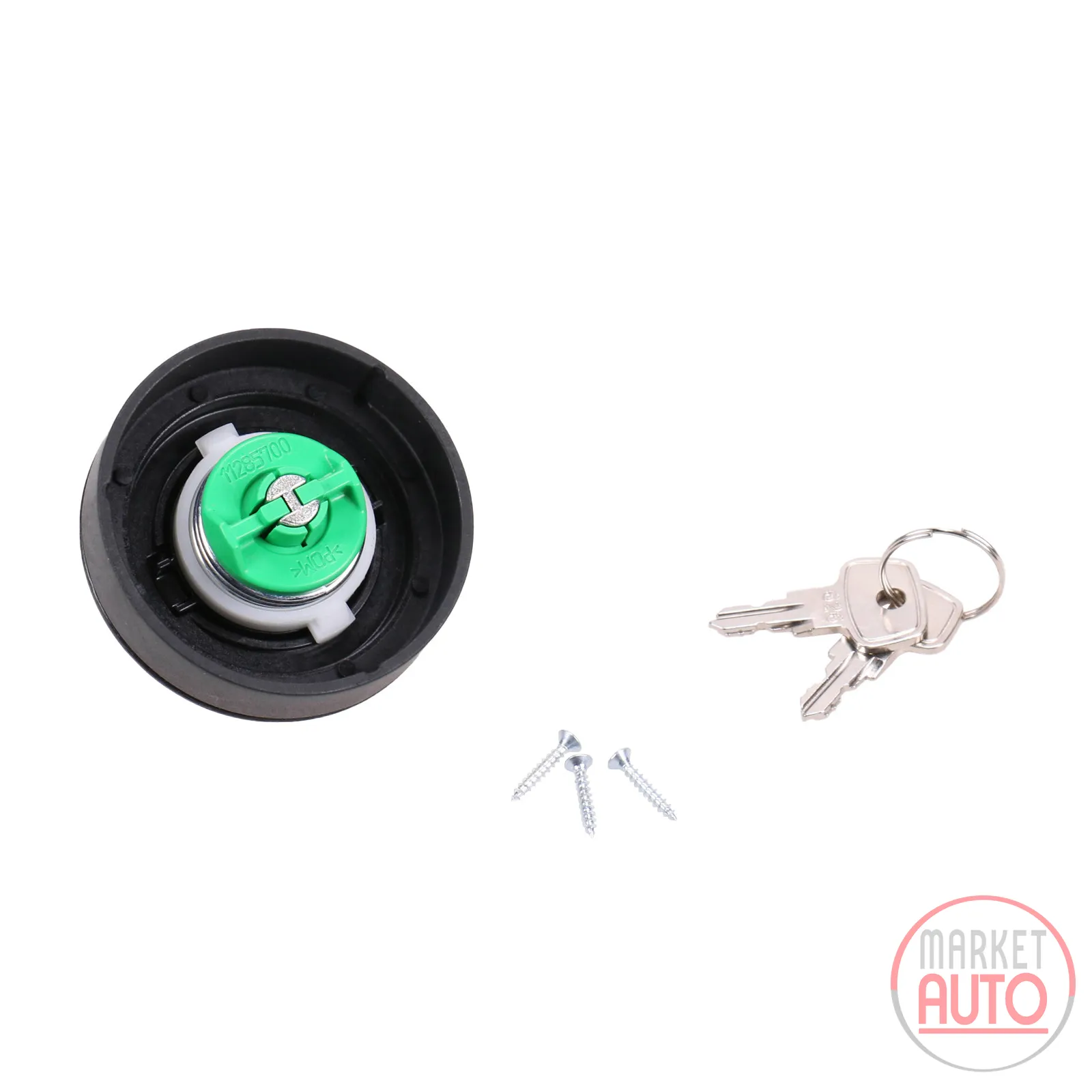 Tank cap lockable with key