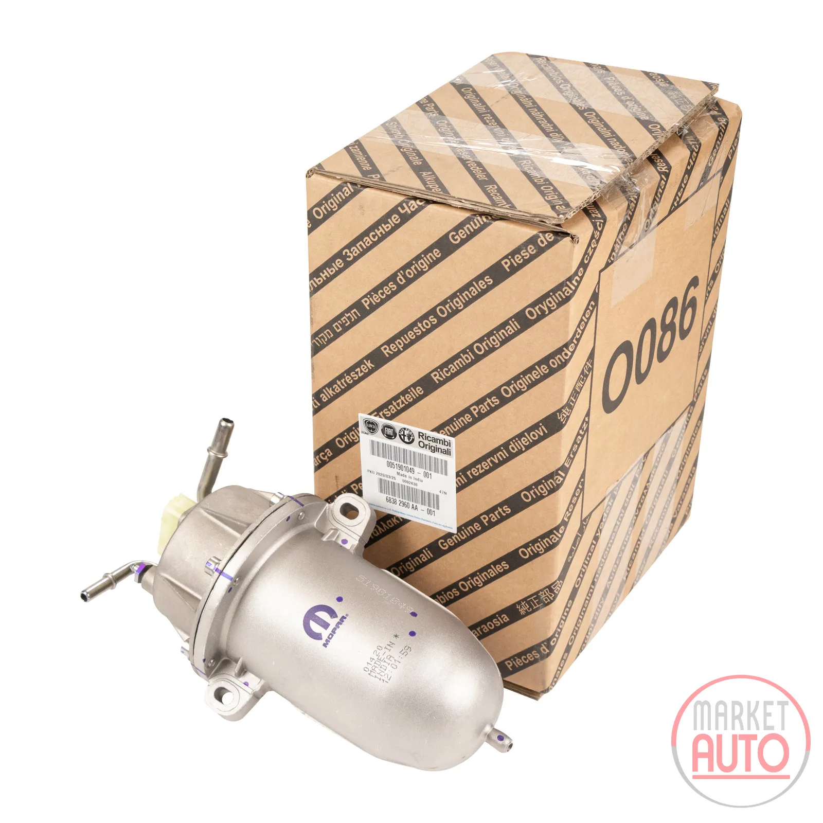 Fuel filter cpl, original (+heater)
