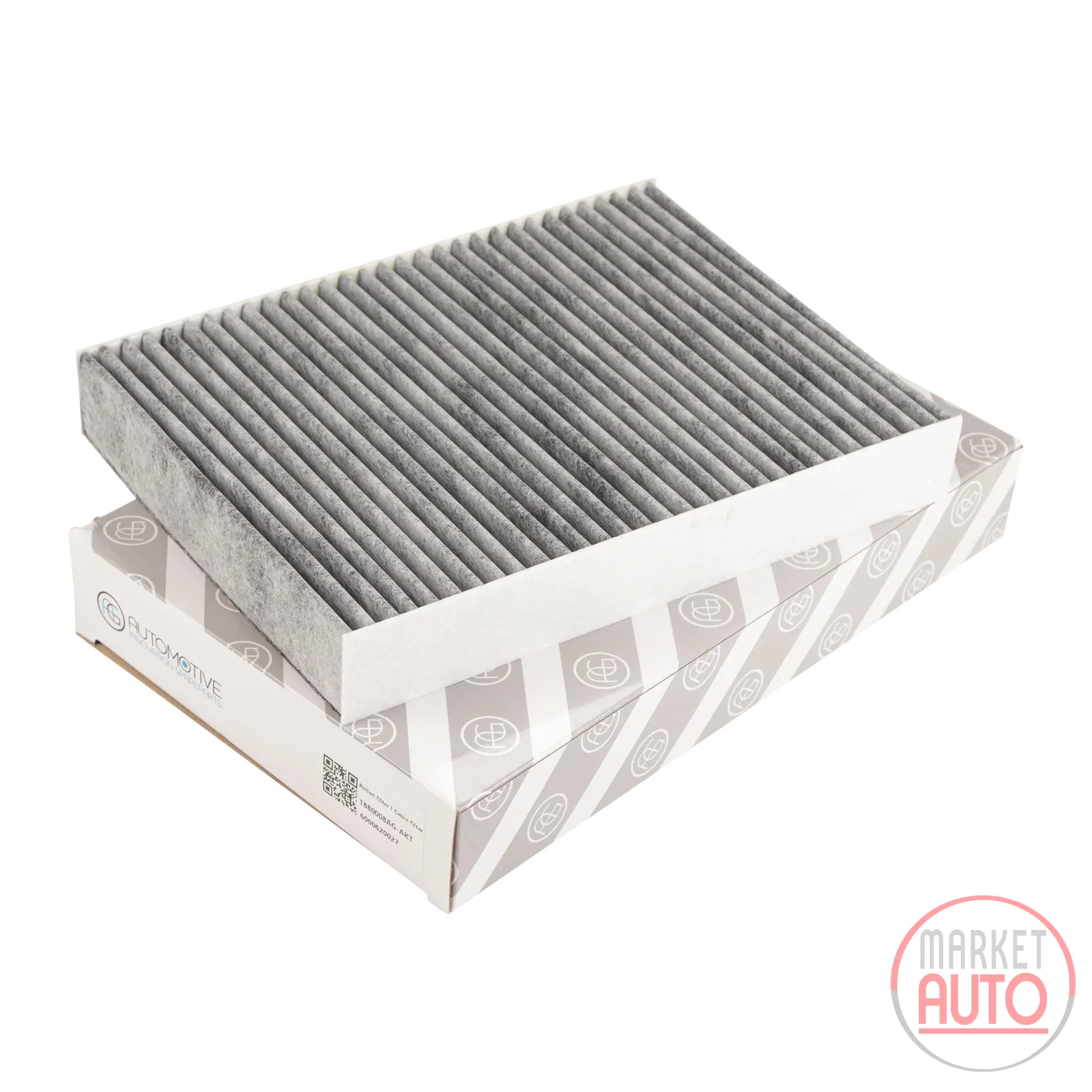 Activated carbon filter interior pollen filter L=262 W=195 H=38 mm