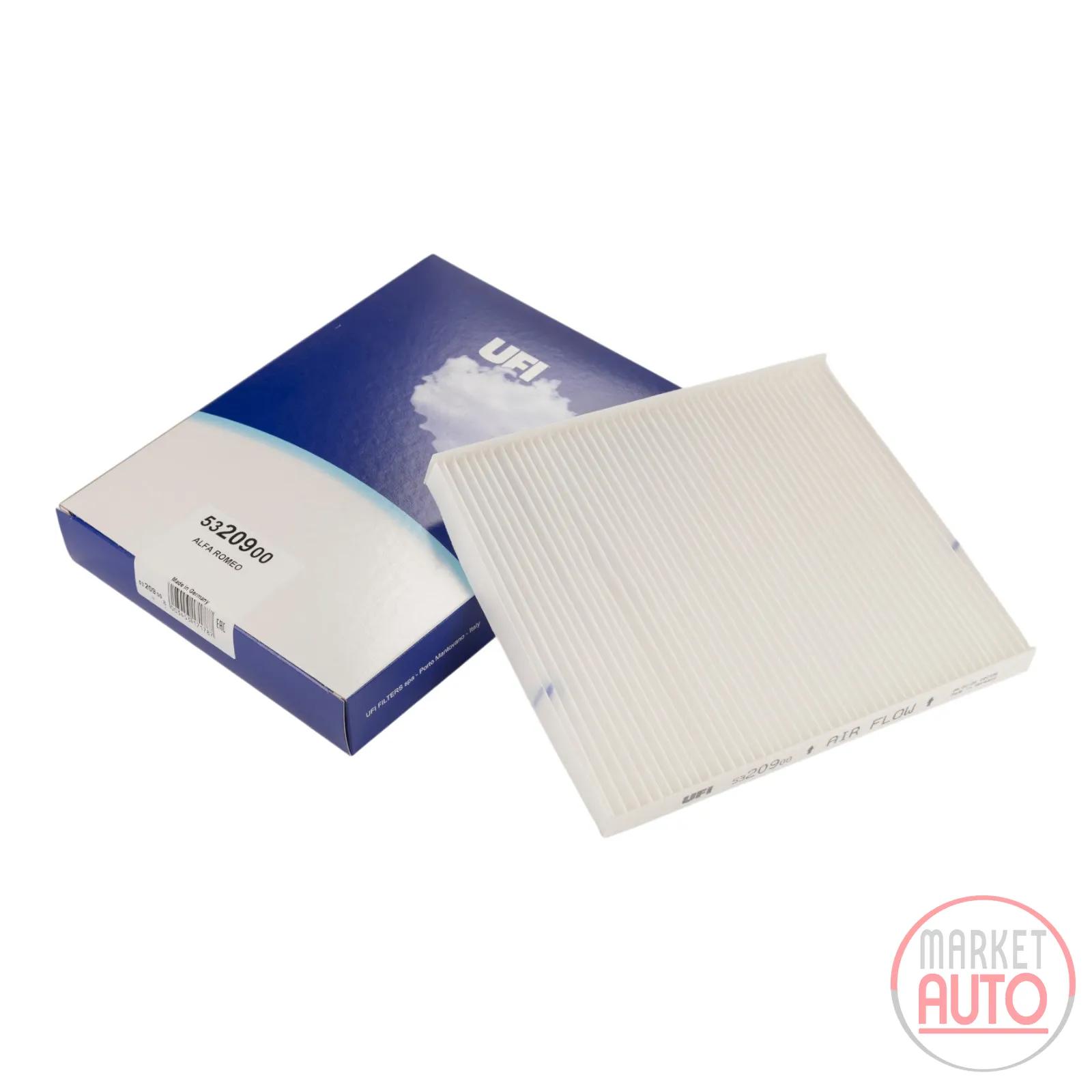Cabin air filter, pollen filter, UFI