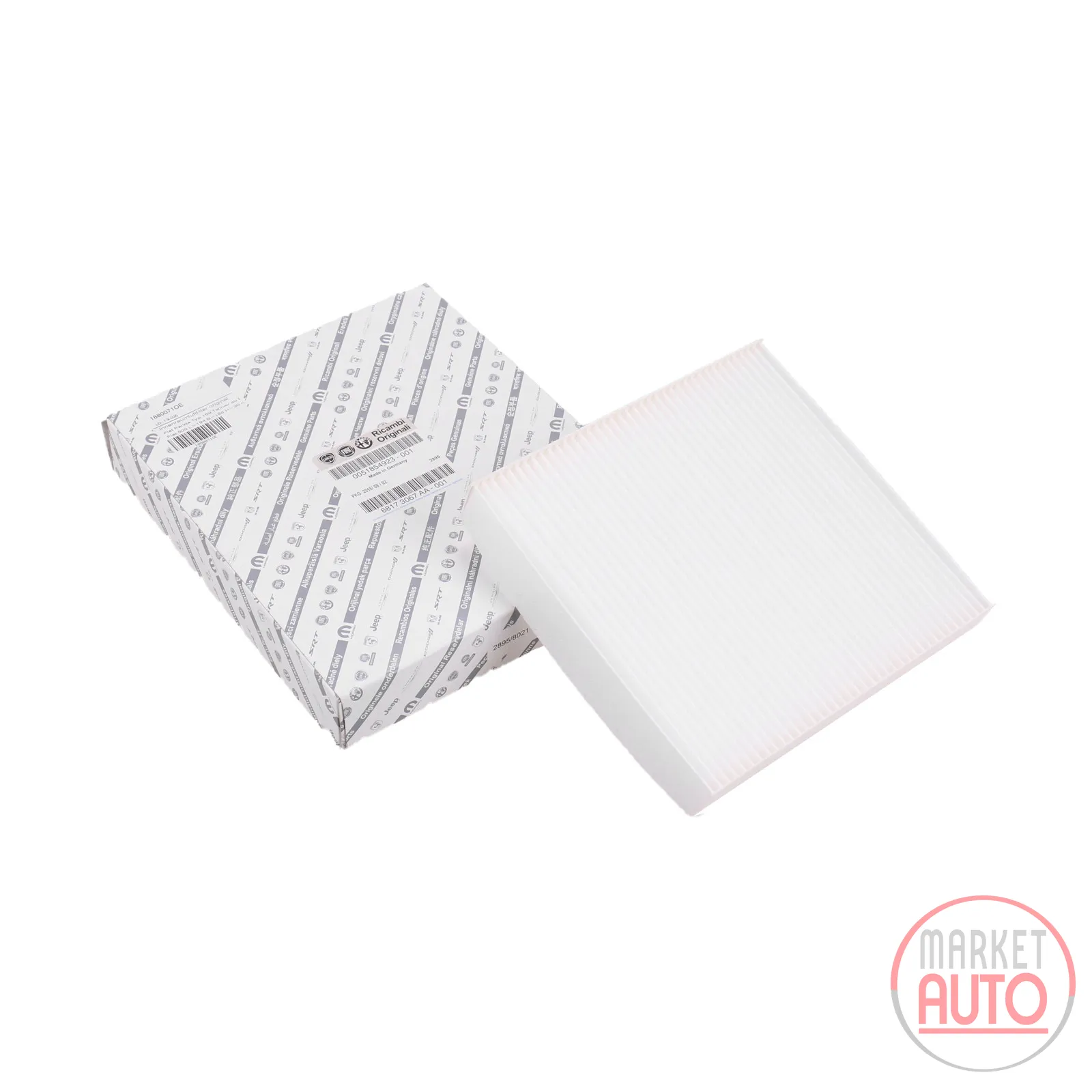 Interior air filter original L=194 W=188 H=30 mm