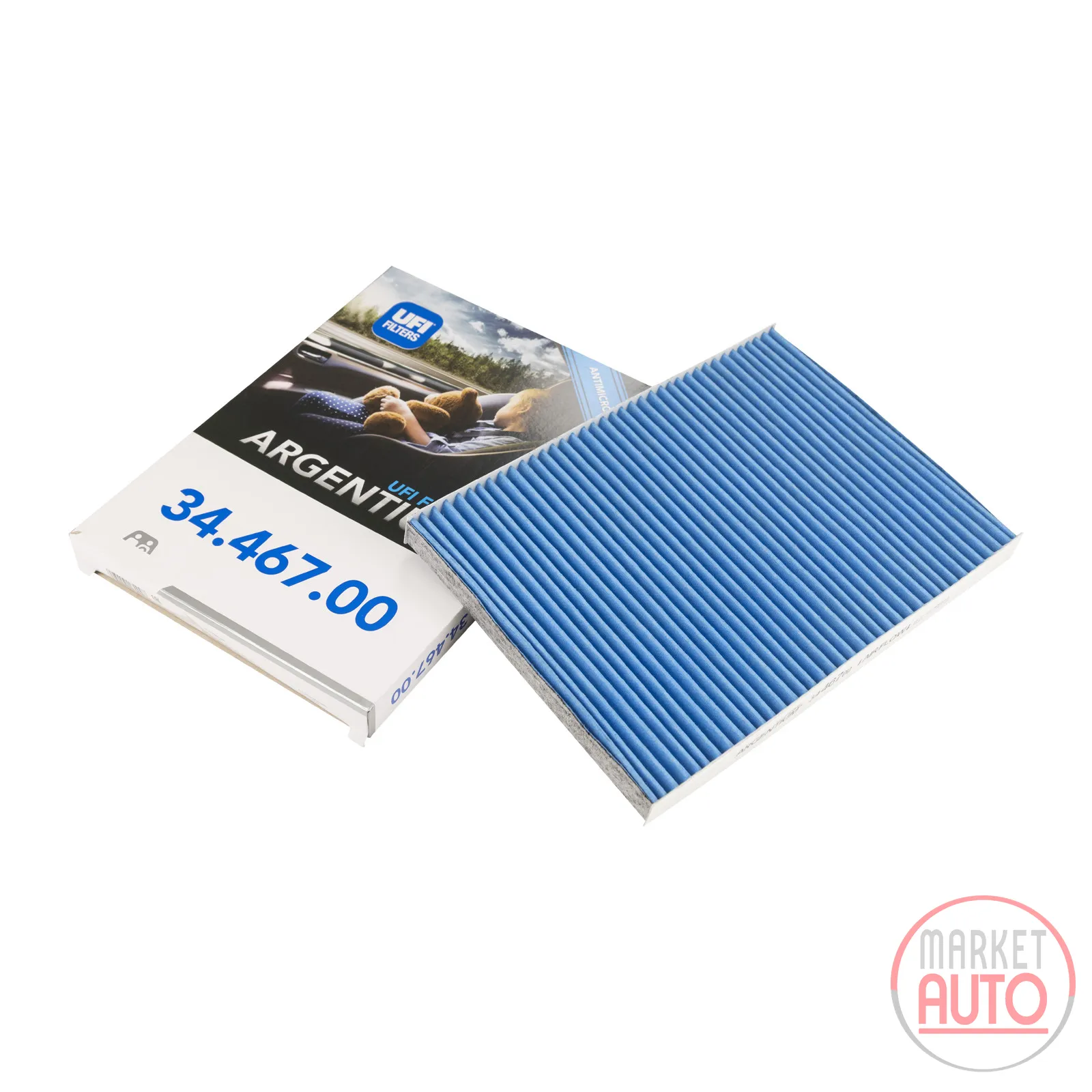 Filter, interior air UFI with antibacterial effect