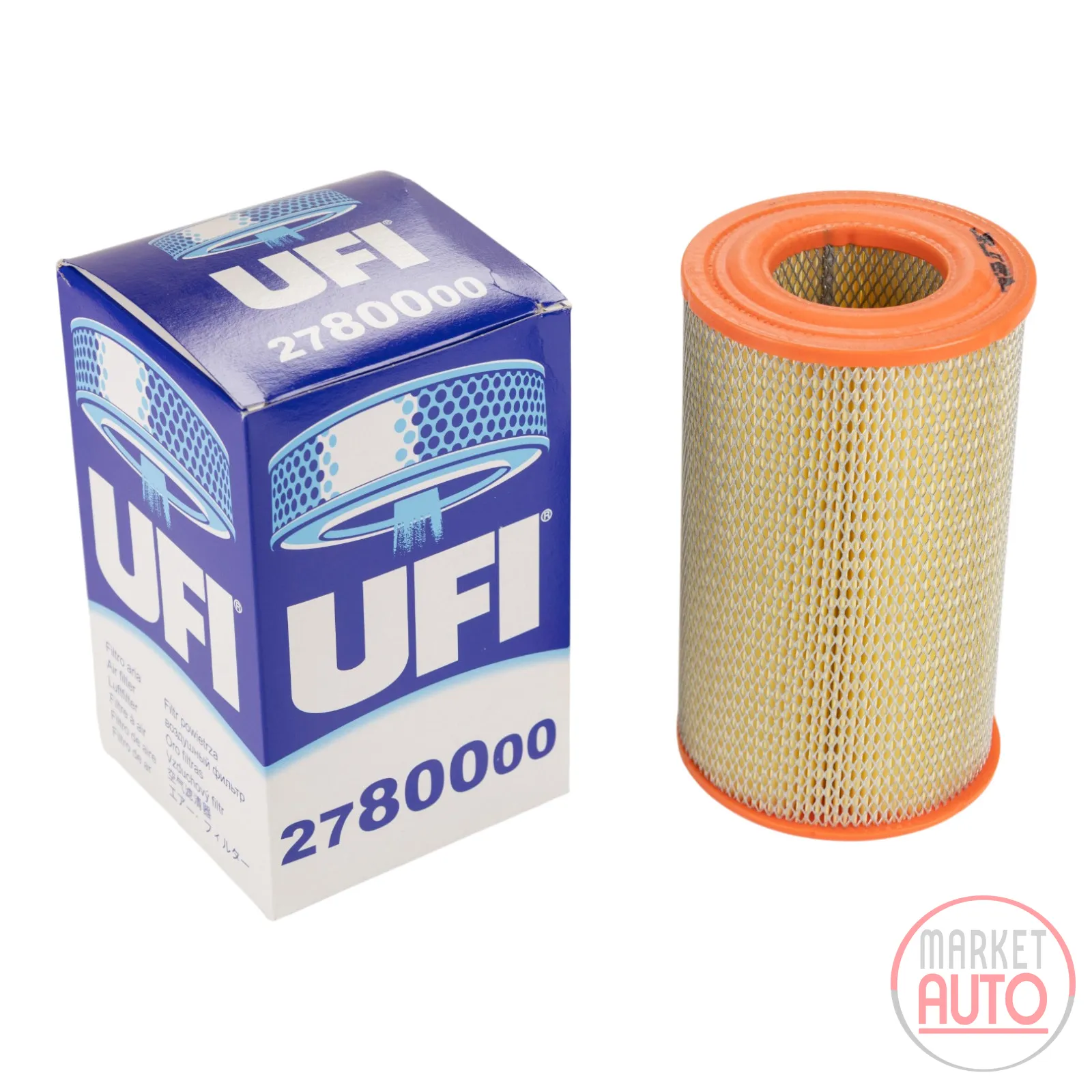 Round air filter insert
