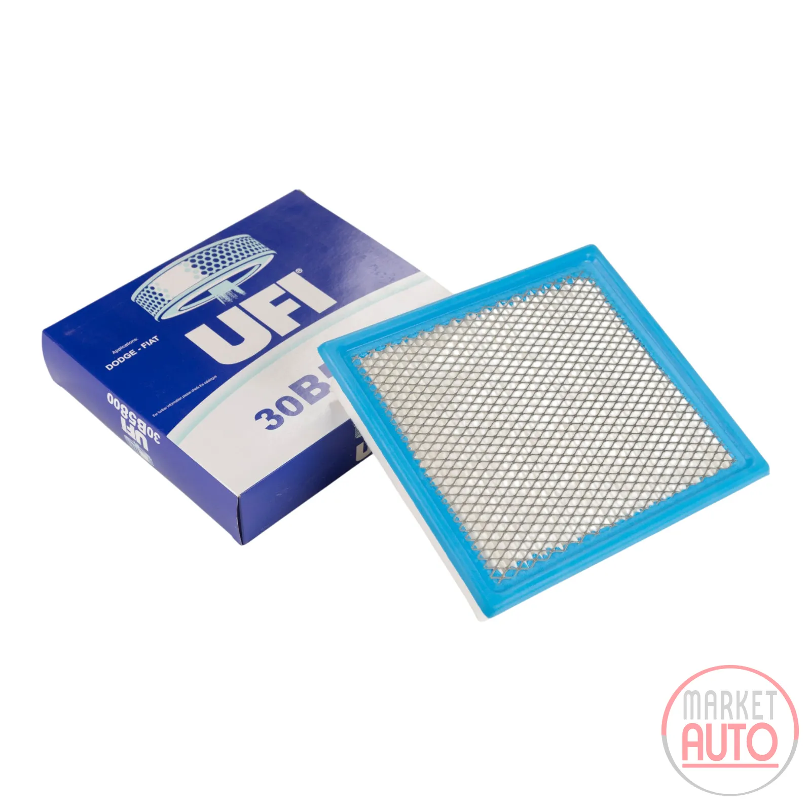 Square air filter insert