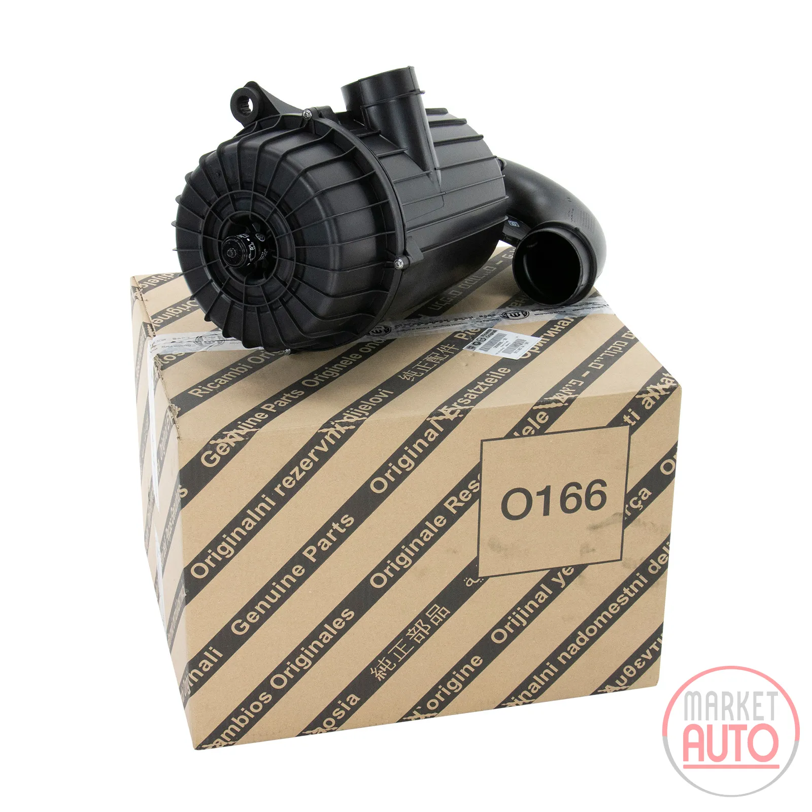 Air filter housing with air filter