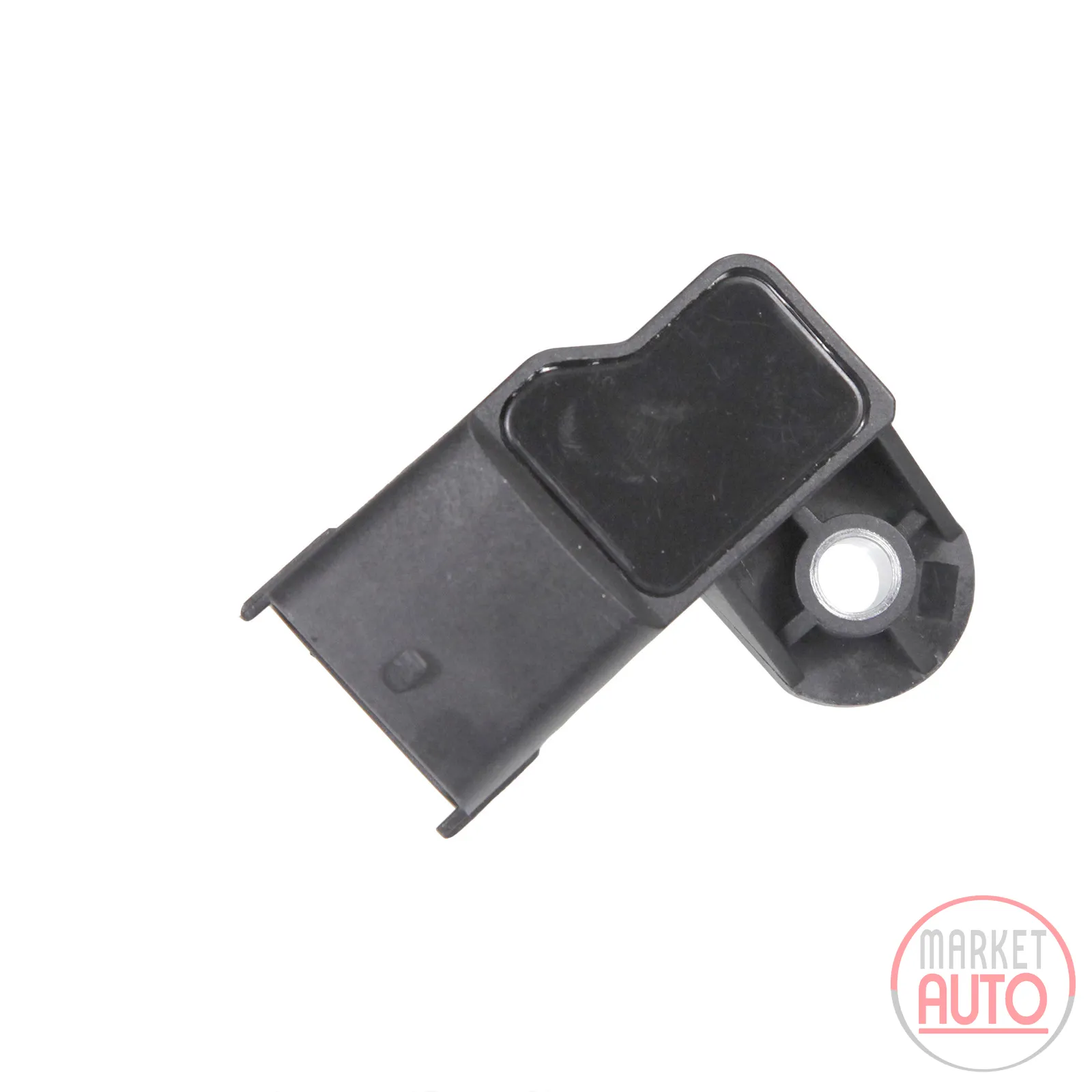 Boost pressure sensor for plastic manifold