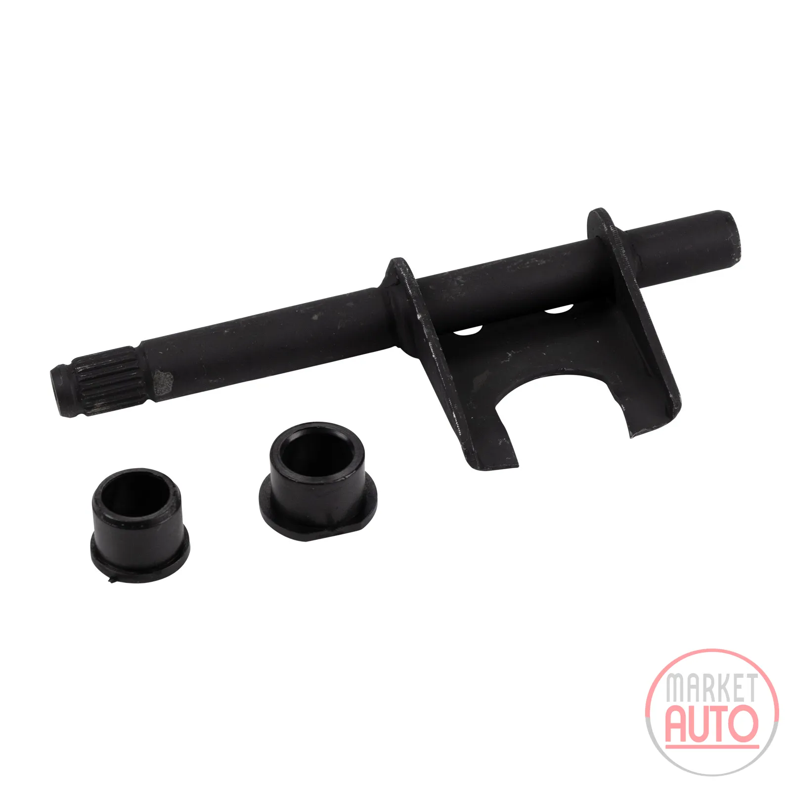 Clutch lever (lever for release bearing) including 2 plastic sleeves
