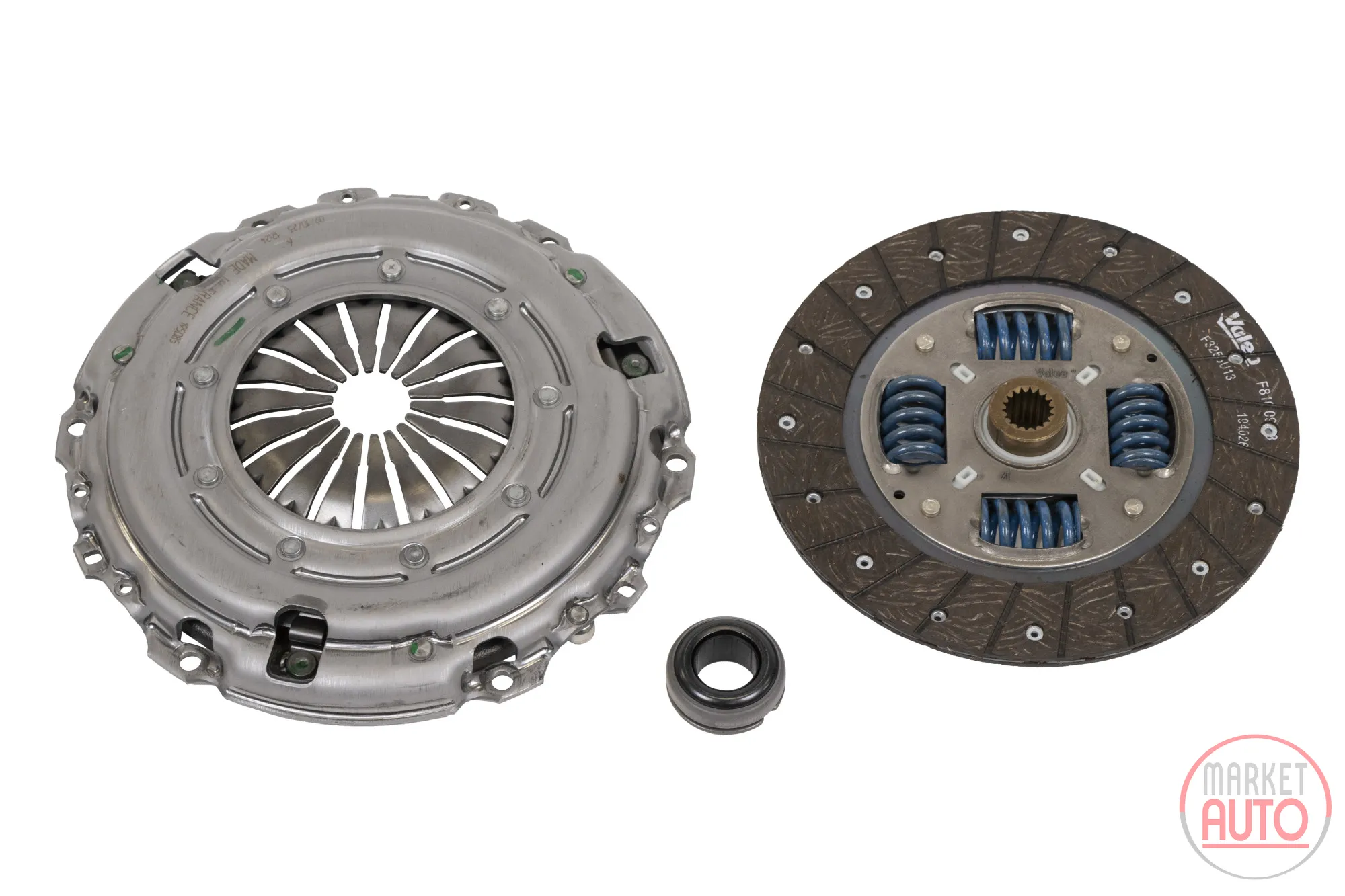 Clutch 3-component kit 230 mm VALEO