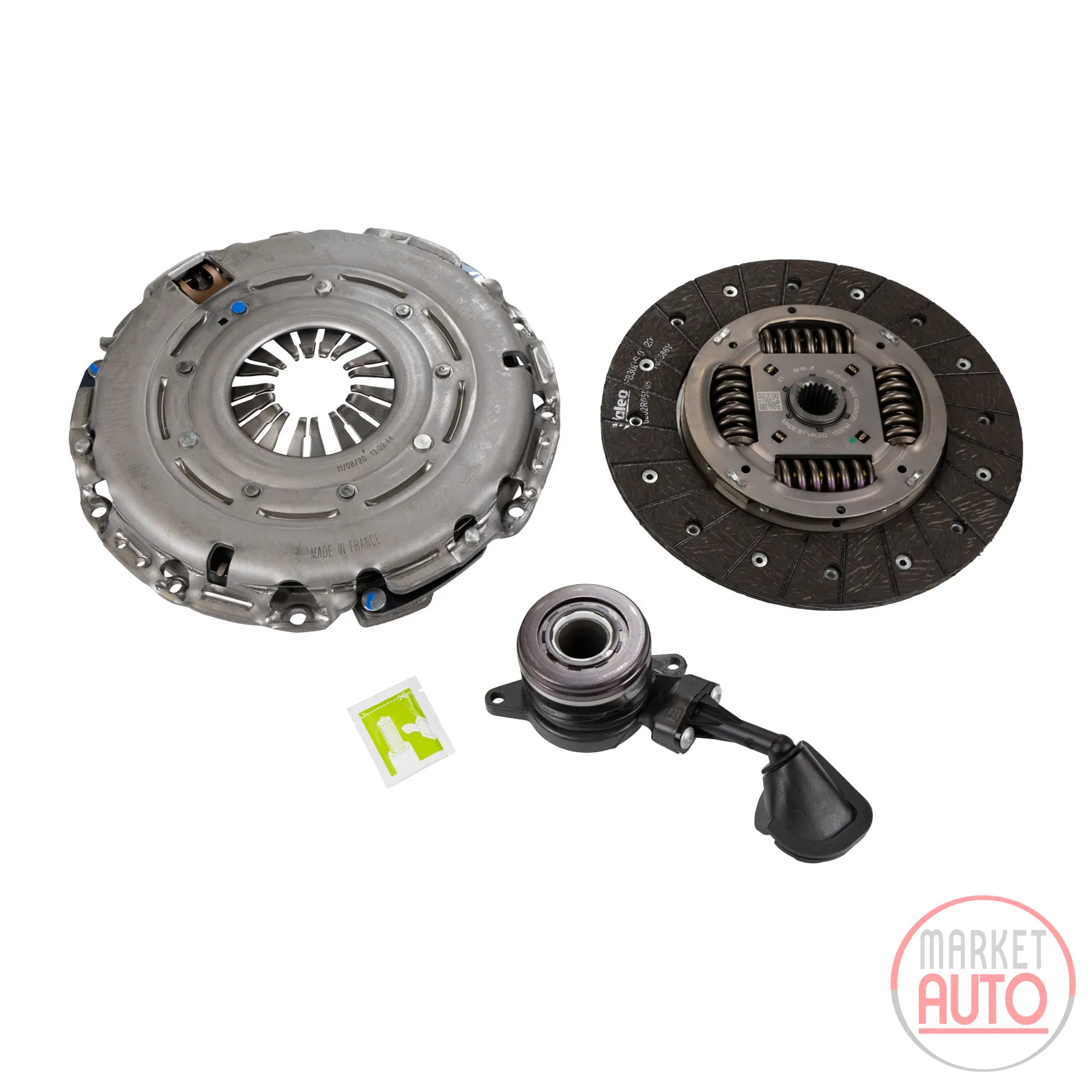 Clutch 3-component kit 250 mm VALEO