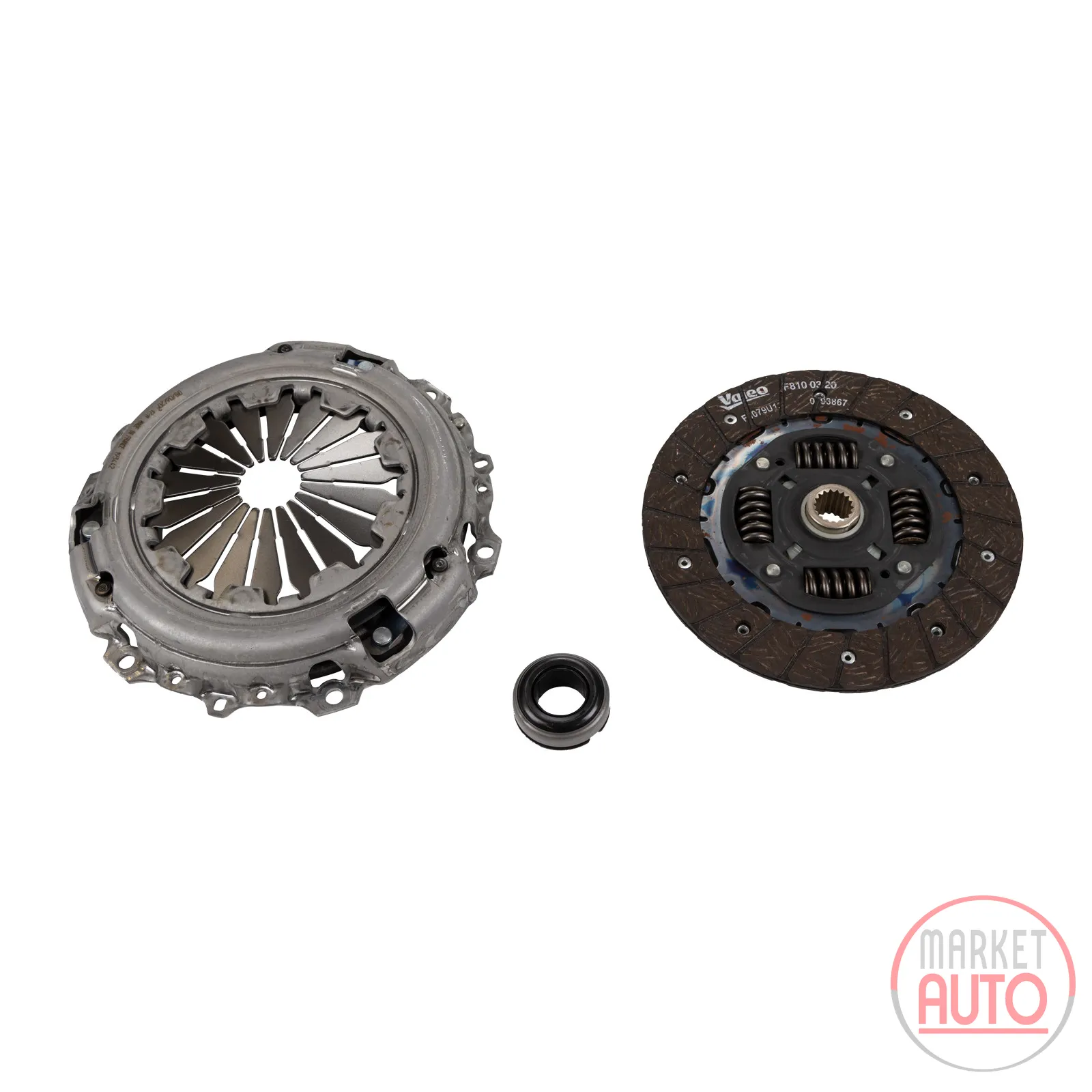 Clutch 3-component kit 200-205 mm