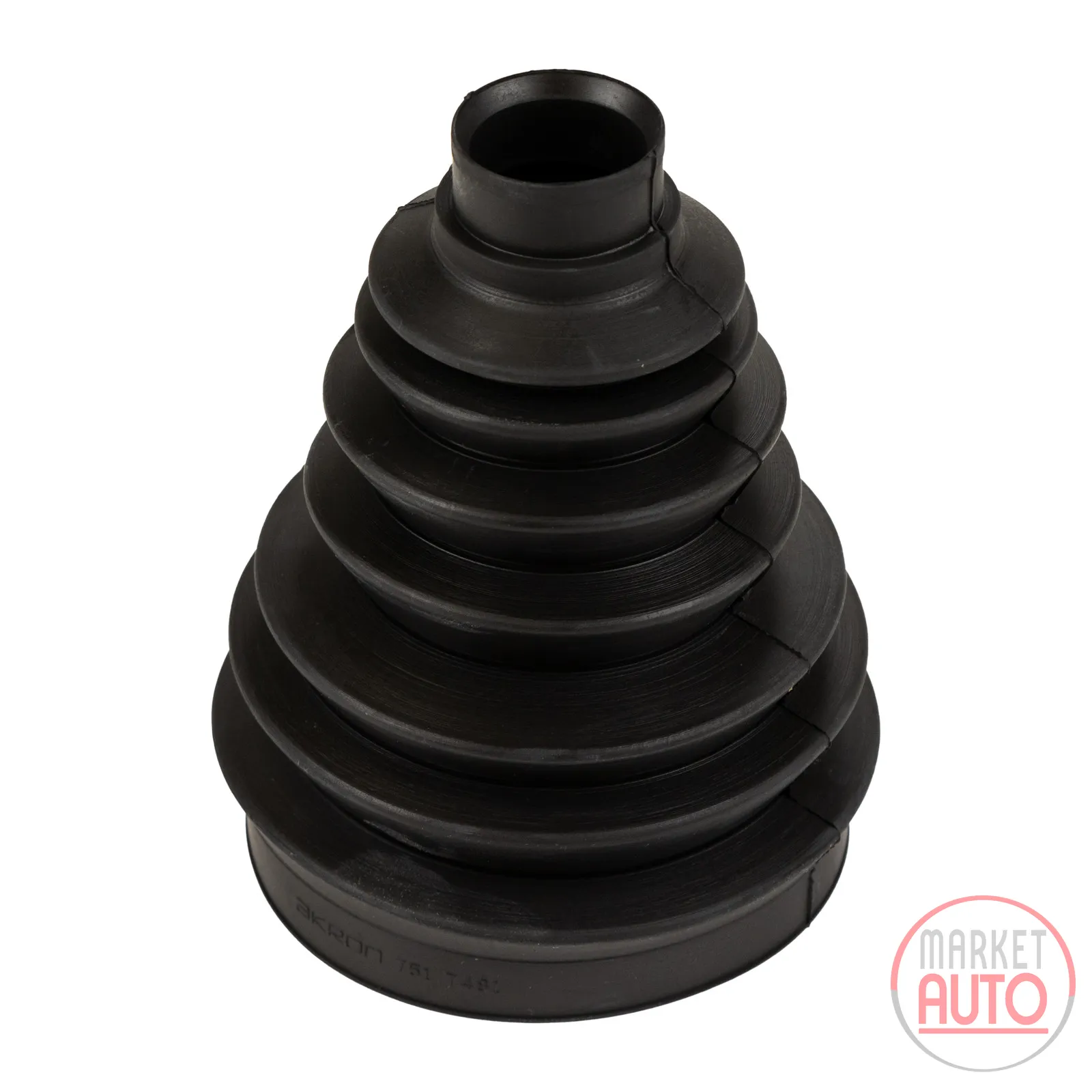 Axle boot made of rubber