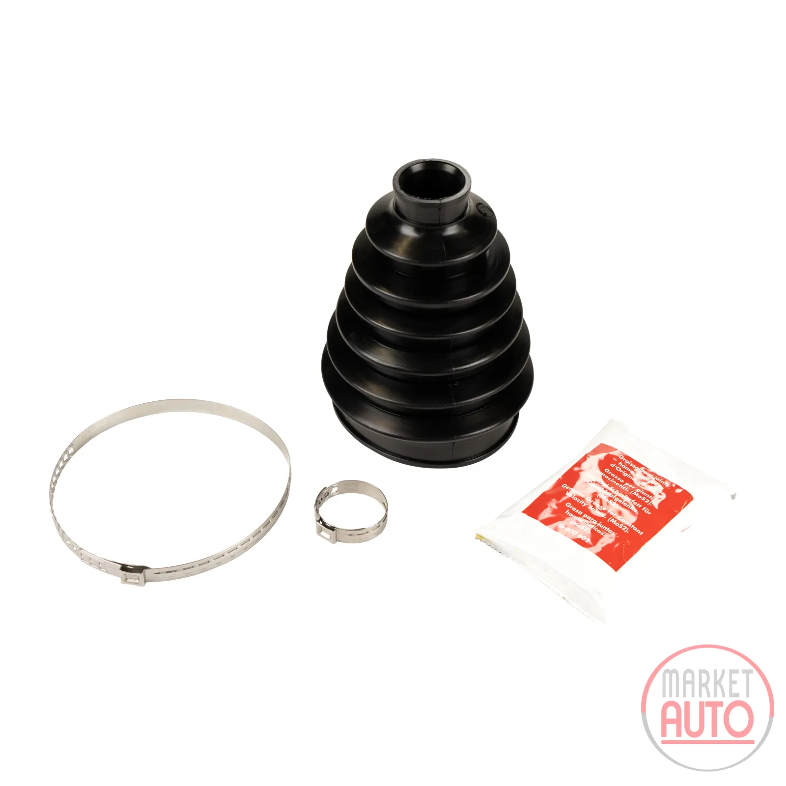 Axle boot kit outside 30 105 rubber