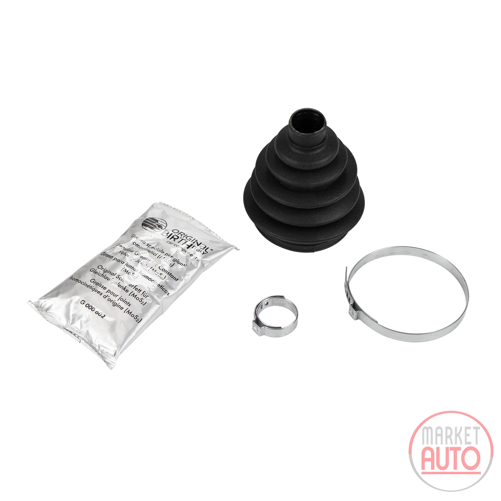 Axle boot kit outside