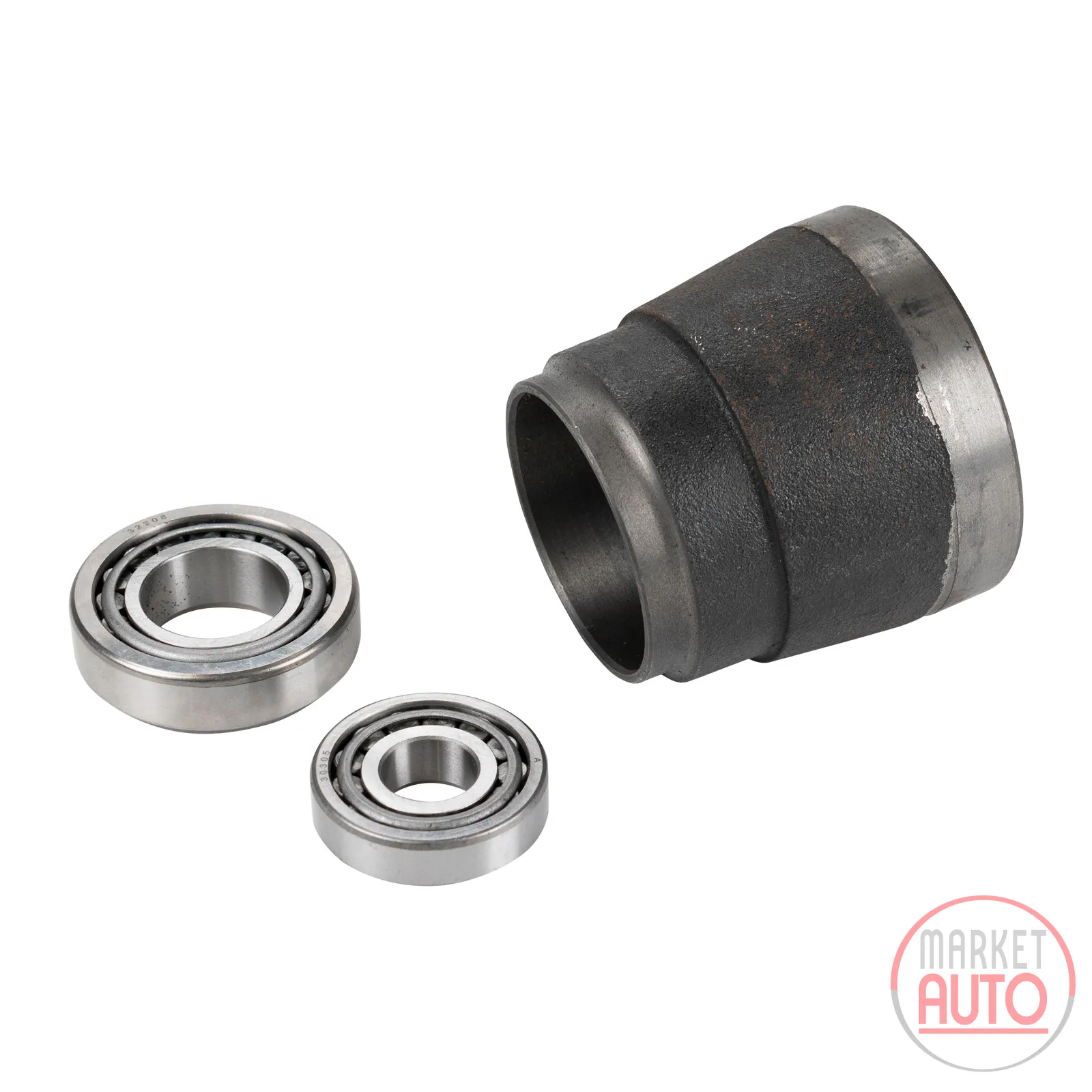Wheel bearing kit with wheel hub front (1 side) right/left