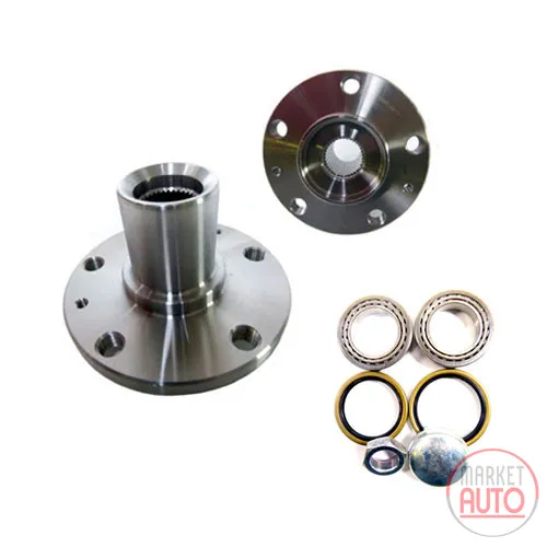 Wheel hub kit with front wheel bearing for 16 inch tires