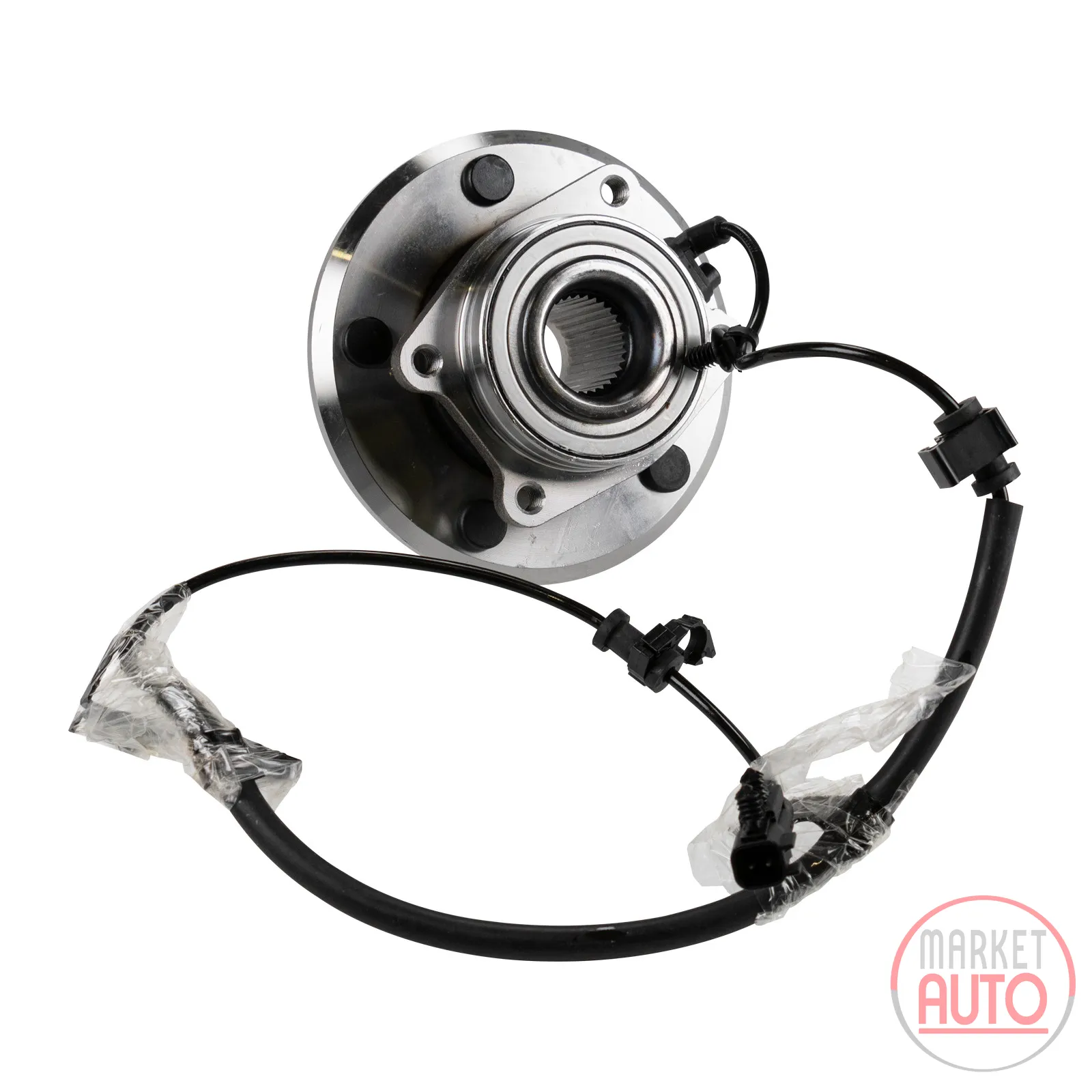 Rear wheel hub kit with magnetic ring ABS