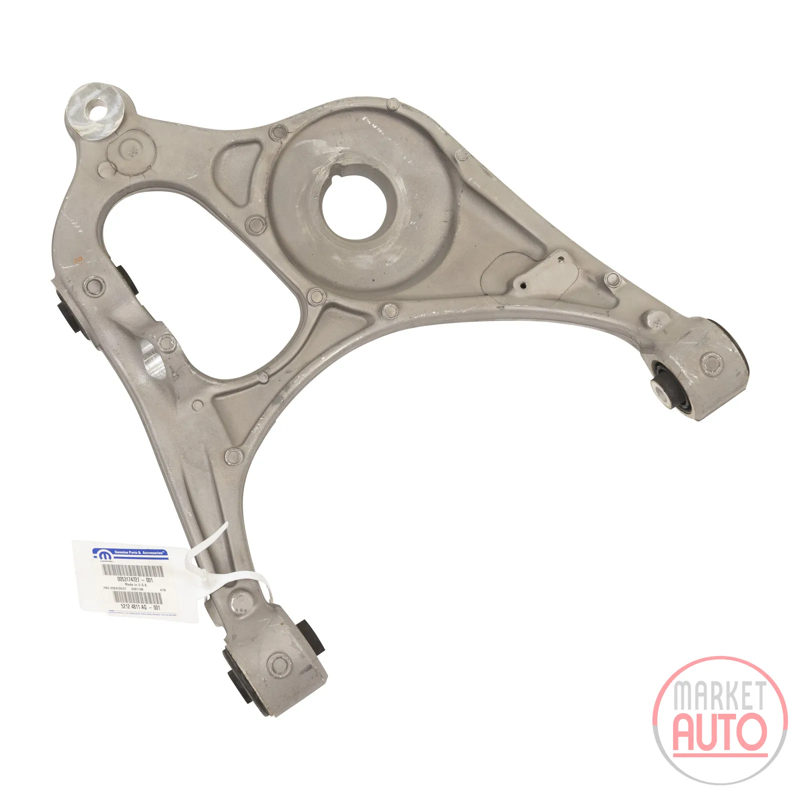 Wishbone swing arm rear left lower