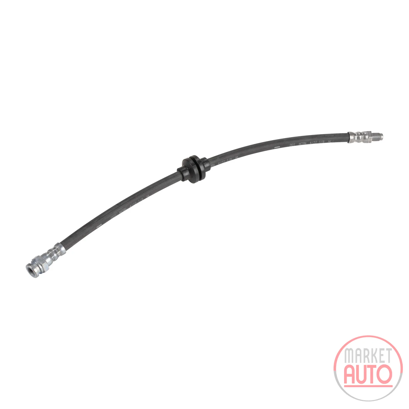 Brake hose front L=435 mm 2X M10 X 1.00 mm thread