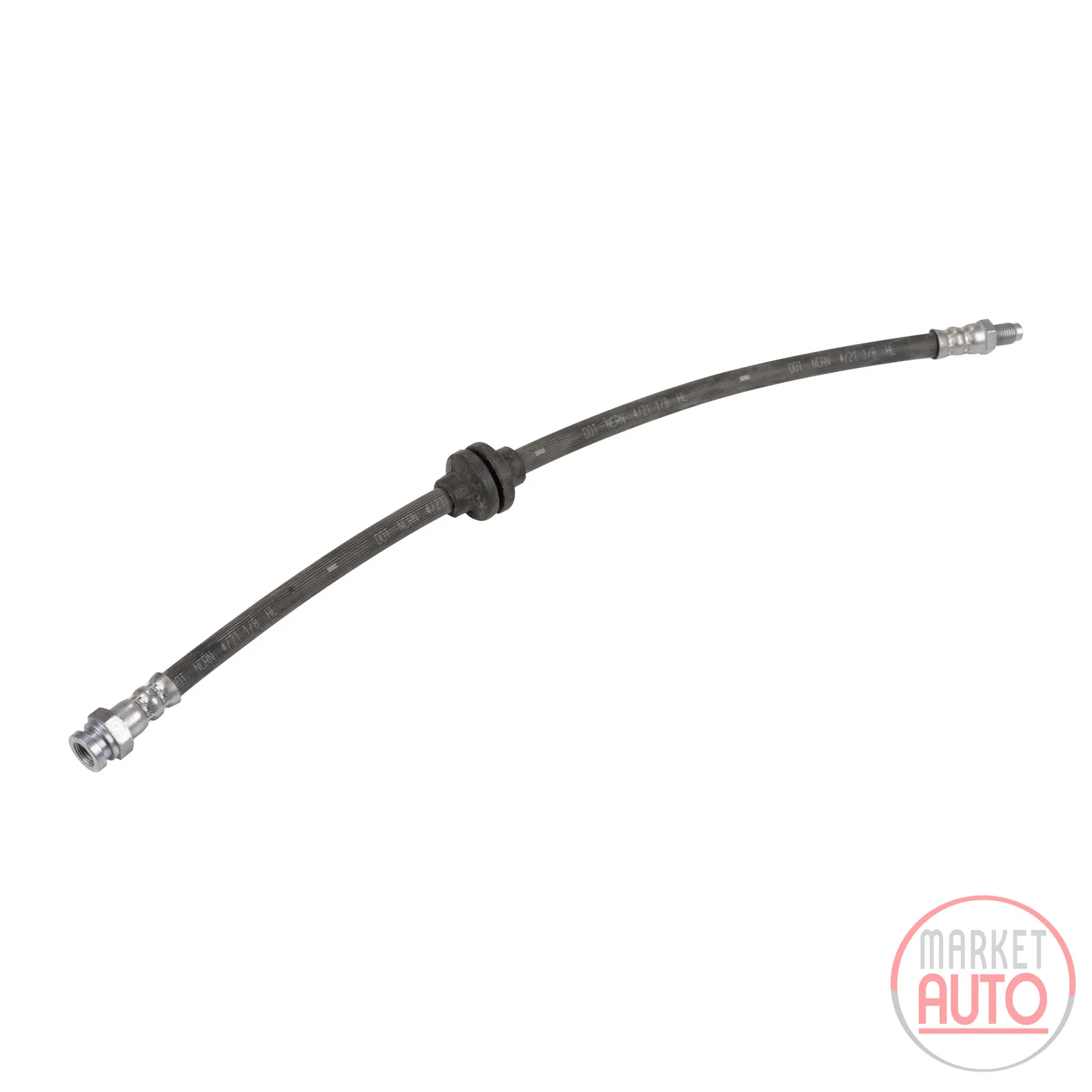 Brake hose rear L=435 mm 2X M10 X 1.00 mm thread